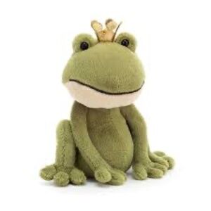 NWT Jellycat Felipe Frog Prince Stuffed Animal Plush Small Size Retired 2020